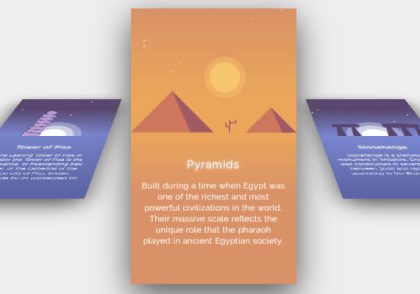 css 3d cards hover effect